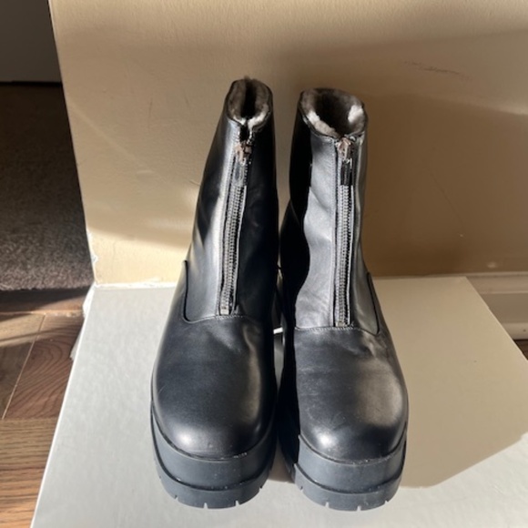 Clergerie Wyllo Leather Platform Boot - Picture 1 of 4